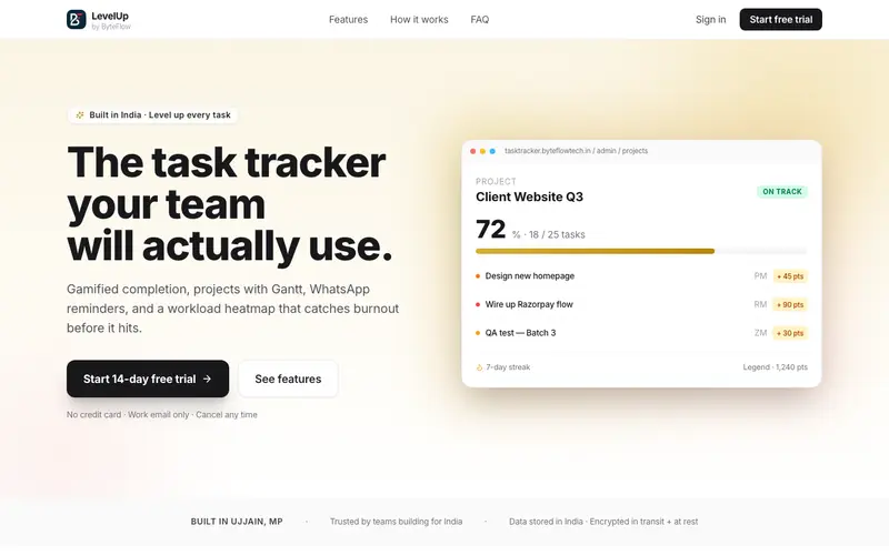 ByteFlow Task Manager preview